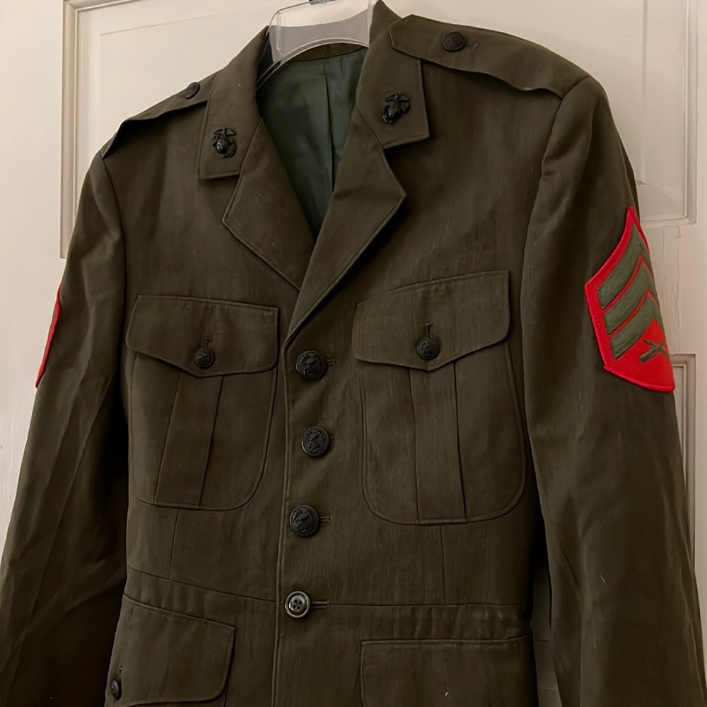 Vintage US Marine Military jacket mens extra small/tall